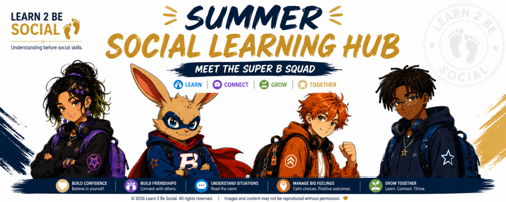 Learn 2 Be Social Summer Poster